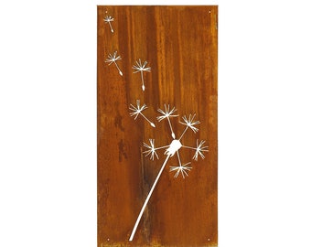 Dandelion Art Screen | Flower Wall Art | Privacy Screen | Privacy Panel | P616