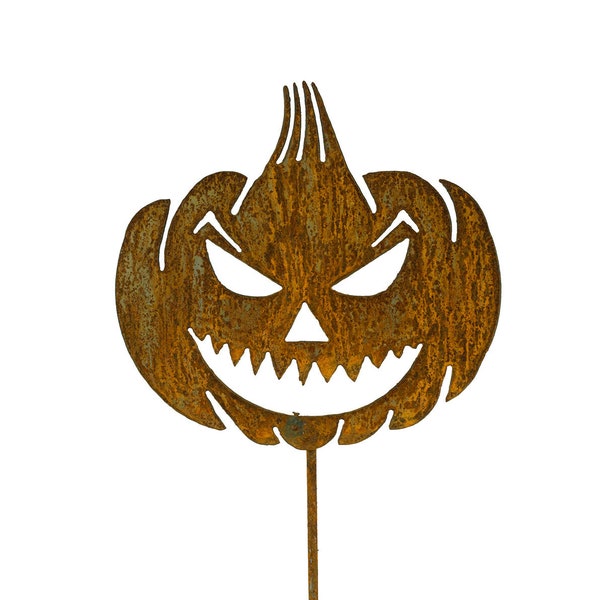 Halloween Decor | Jack O Lantern Pumpkin Garden Stake | GP156