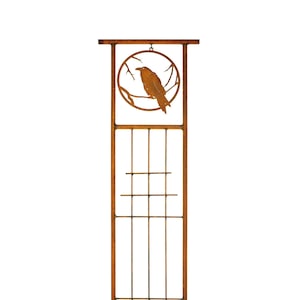 Raven Garden Trellis | Plant & Vines | For Climbing Plants | Crow Art | Hummingbird Gifts | Garden Gifts | Flower Trellis | T705