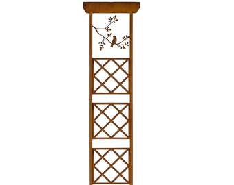 Bird & Branch Garden Trellis, Plant and Vines, For Climbing Plants, Garden Gifts, Flower Trellis | T701