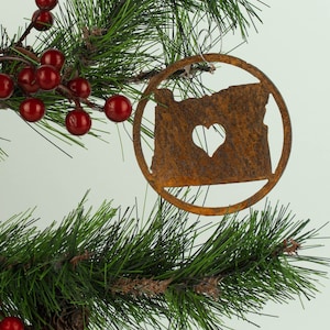 Oregon State Ornament | Oregon Gift | Christmas Oregon Decor For Tree | Free Shipping | O834