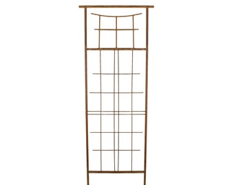 Large Plant Trellis | Rusty Steel Garden Trellis | 72x27'' | Japanese Art | T704