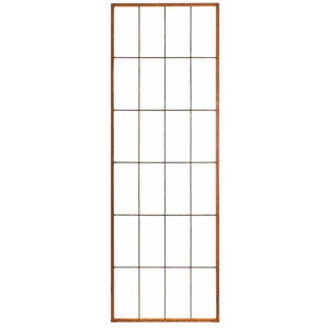 6ft Tall Rustic Metal Trellis for Home & Garden Decor, Large Decorative Garden Trellises, Unique Outdoor Plant Support