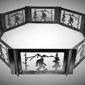 Bigfoot Gift | Portable Firepit | Fire Pit Ring for Backyard or Camping ...
