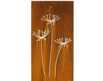 Flower Metal Art Screen | Flower Metal Wall Art | Privacy Screen | Privacy Panel | P647