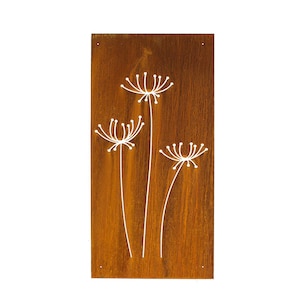 Flower Metal Art Screen | Flower Metal Wall Art | Privacy Screen | Privacy Panel | P647