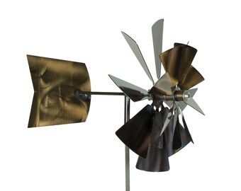 Double Wind Spinner Windmill Metal Garden Wind Spinner | Etsy Double Wind Spinner Windmill Metal Garden Wind Spinner | Etsy