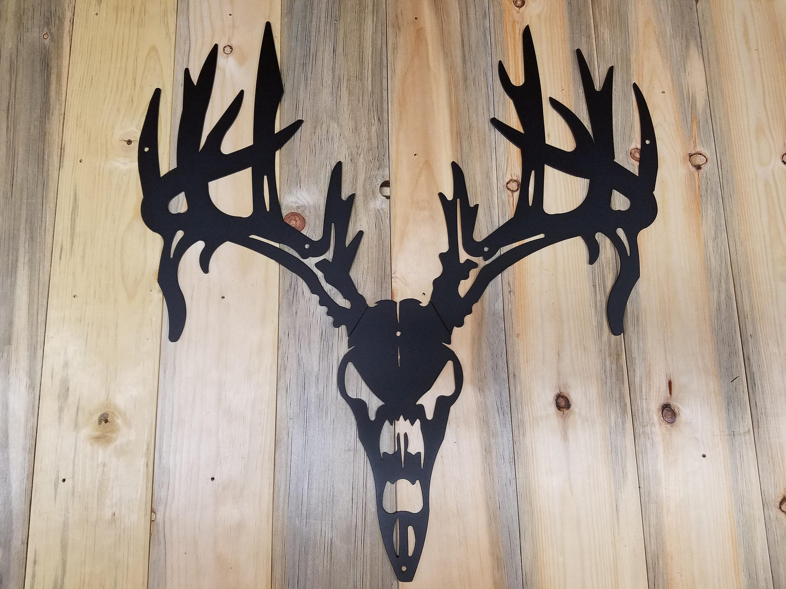 Deer Antlers Deer Rack Metal Art Deer Metal Art Elk Indoor Etsy