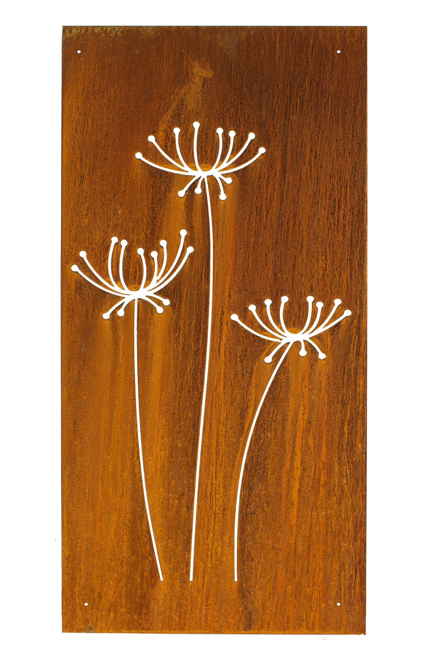 Flower Metal Art Screen Flower Metal Wall Art Privacy Etsy