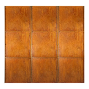 Solid Privacy Screen Panel , Large Outdoor Metal Art 72x24.5&quot;, Self Standing, Ground Mounted, Privacy Divider | PS563