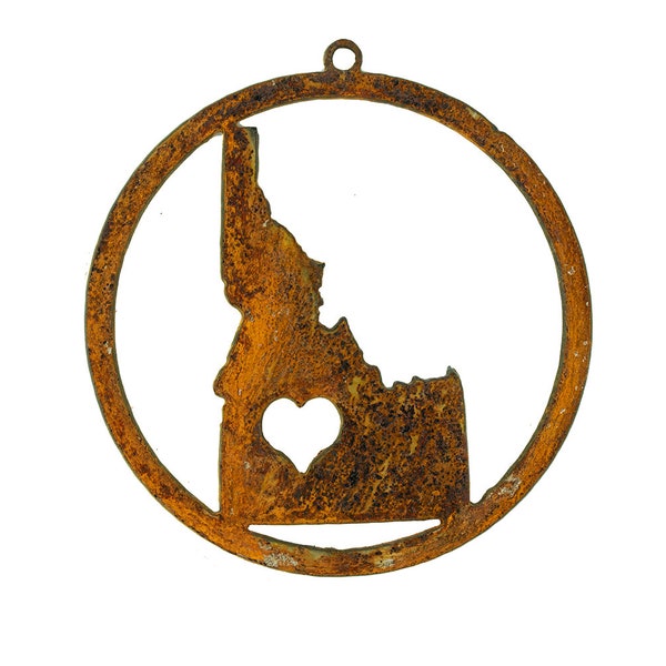 Idaho State Ornament | Idahome Heart Ornament | Idaho Decor For Christmas | Free Shipping | O813