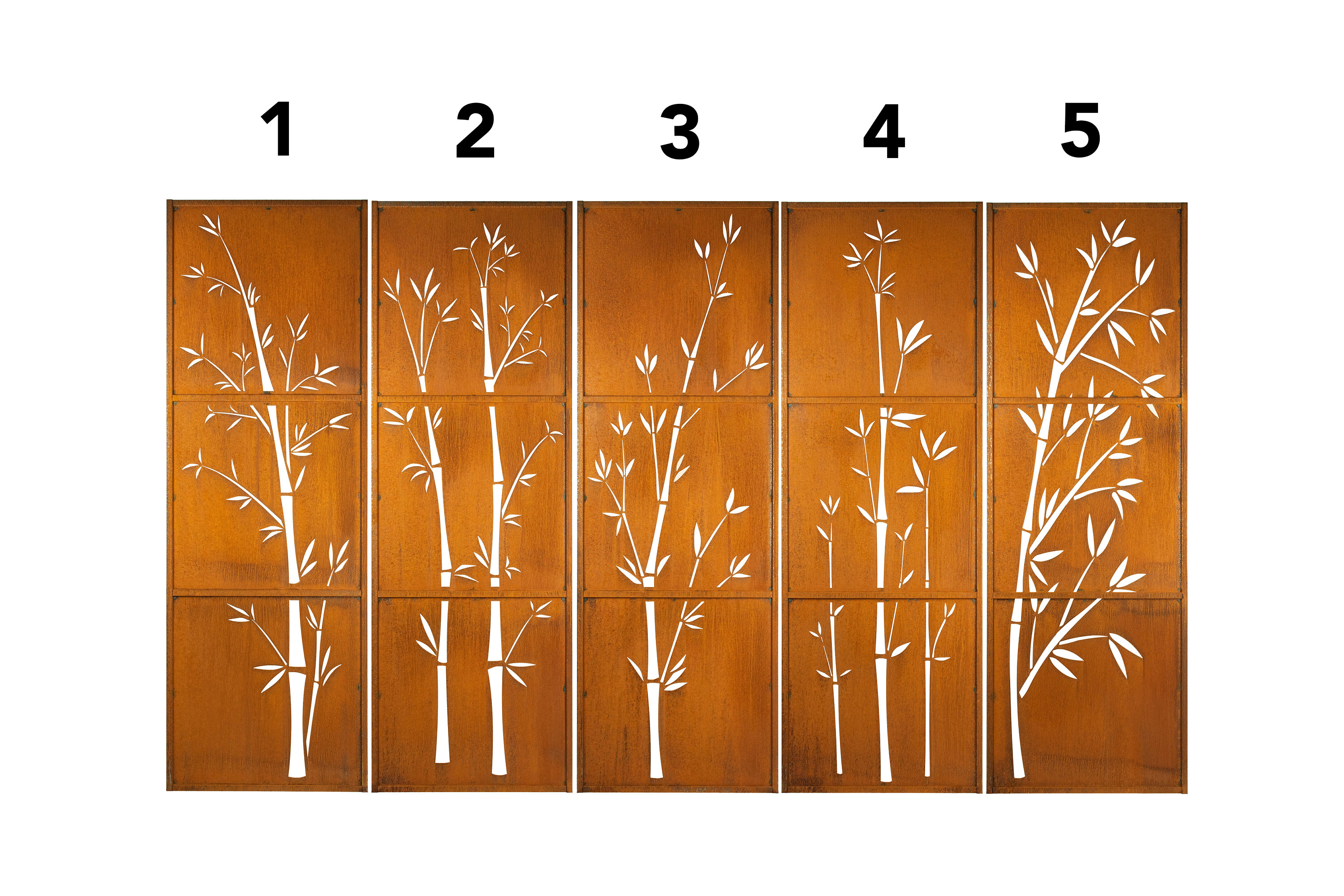 Expandable Bamboo Metal Panels | Outdoor Privacy Fencing Screens PS535 ...