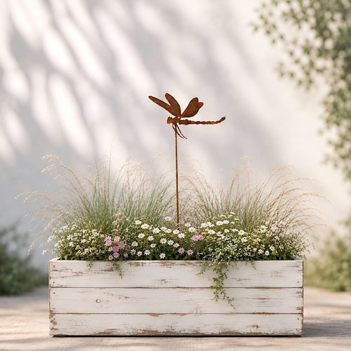 Dragonfly Garden Stake | Rusted Finish GP112