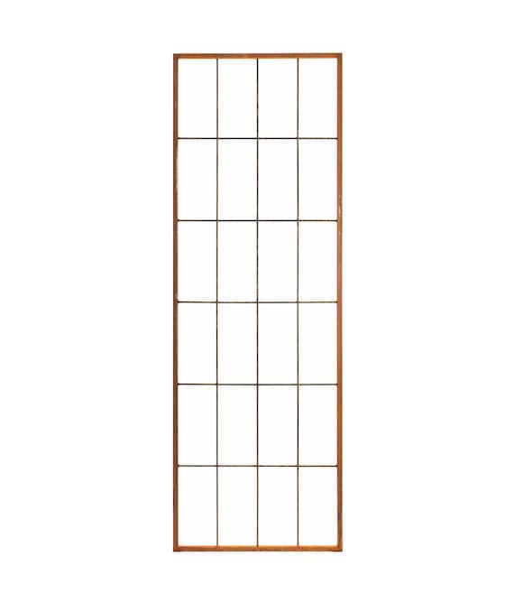 6ft Tall Rustic Metal Trellis for Home & Garden Decor, Large Decorative Garden Trellises, Unique Outdoor Plant Support