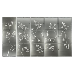 Tree & Branches Privacy Screens, Metal Garden Art, Metal Yard Art, Large Garden Art, Privacy Panels image 4