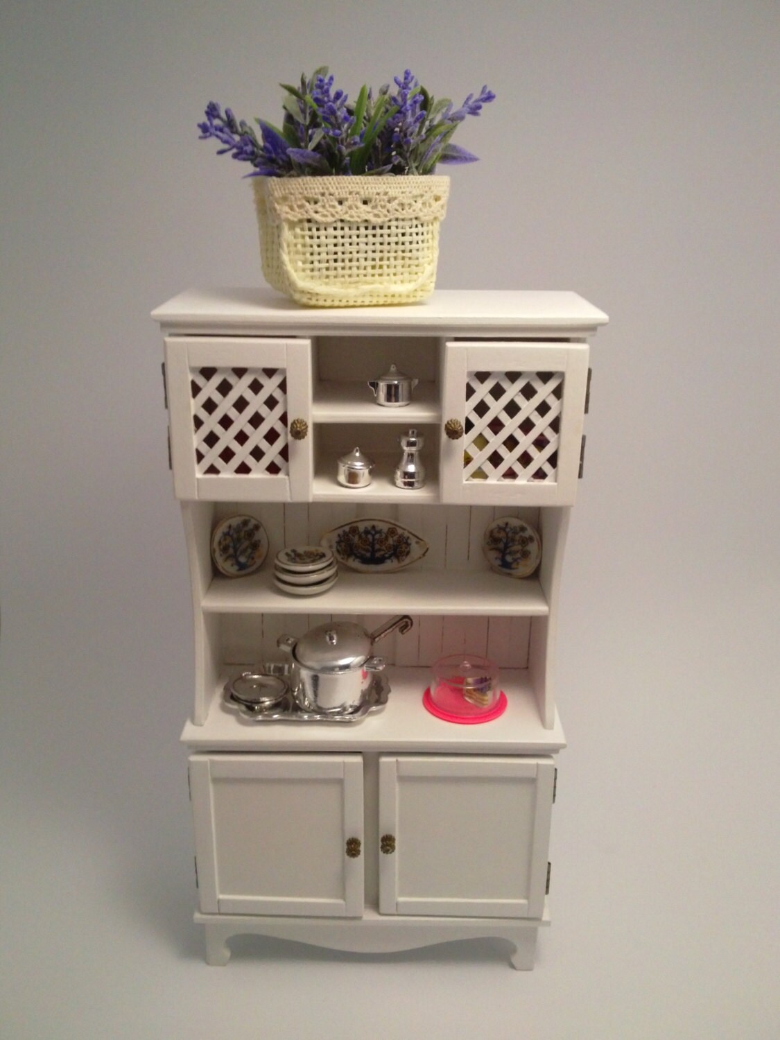Wardrobe dollhouse / 12 inch doll furniture / Set of furniture Etsy