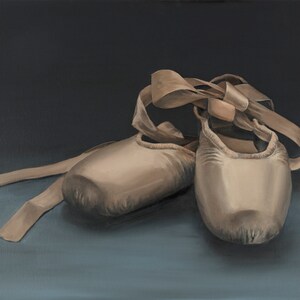 Ballet Shoes Still Life, Ballet Painting, Ballerina, Dance