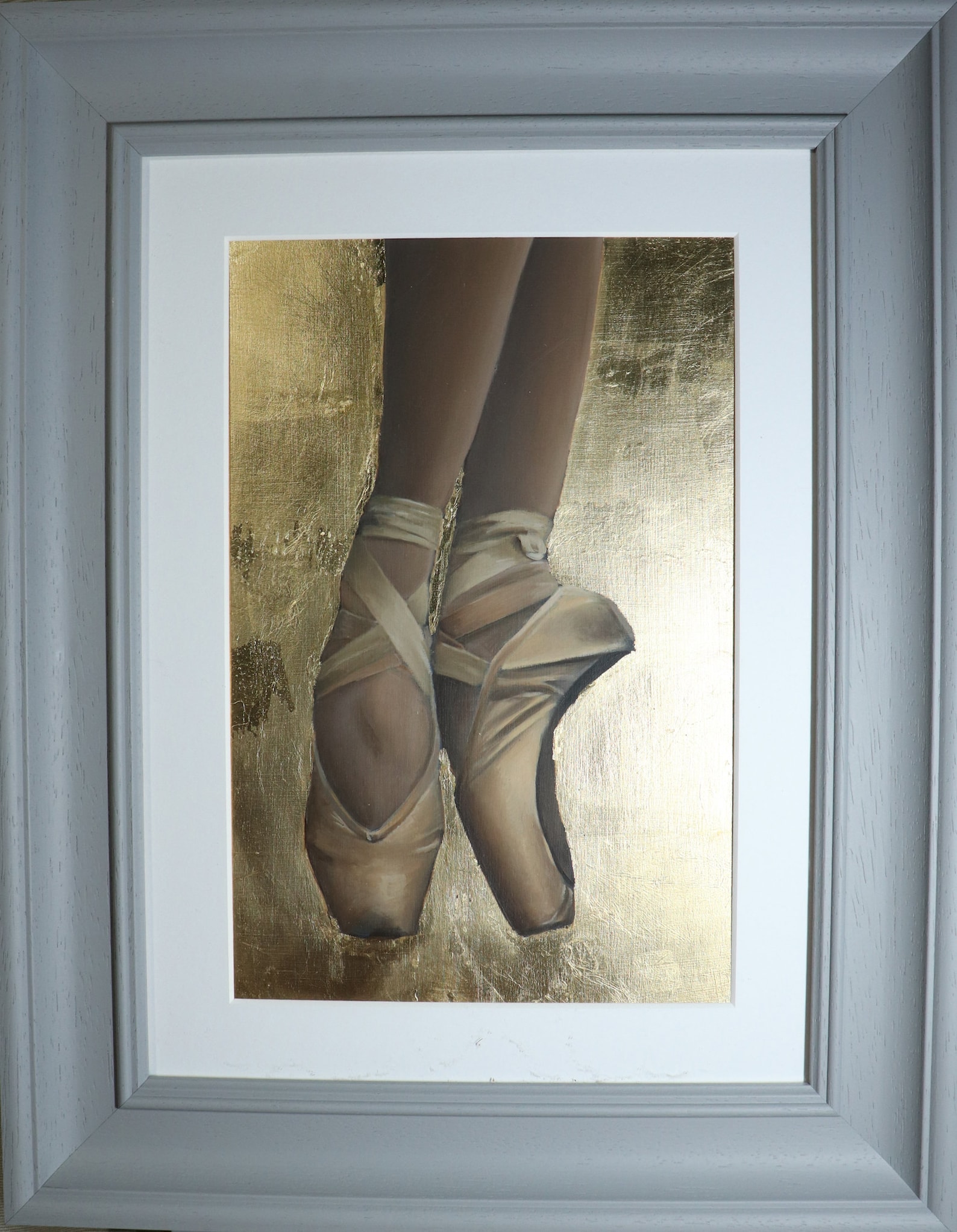 ballet shoes painting