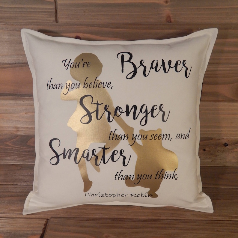 Disney Inspired Pillow Cover 16 X 16 Winnie The Pooh Pillow Etsy