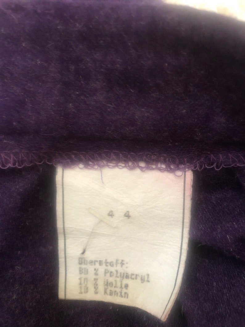 Fab PUrple SOft 1980S HIgh WAiSt PLeat FLannel SKOrts M