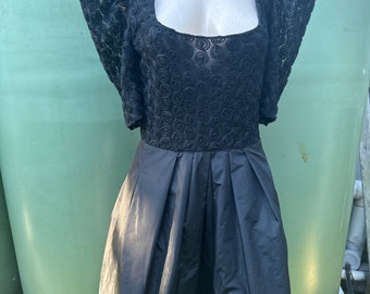 Carla Zampatti Vintage s Black Evening / Formal dress EUC