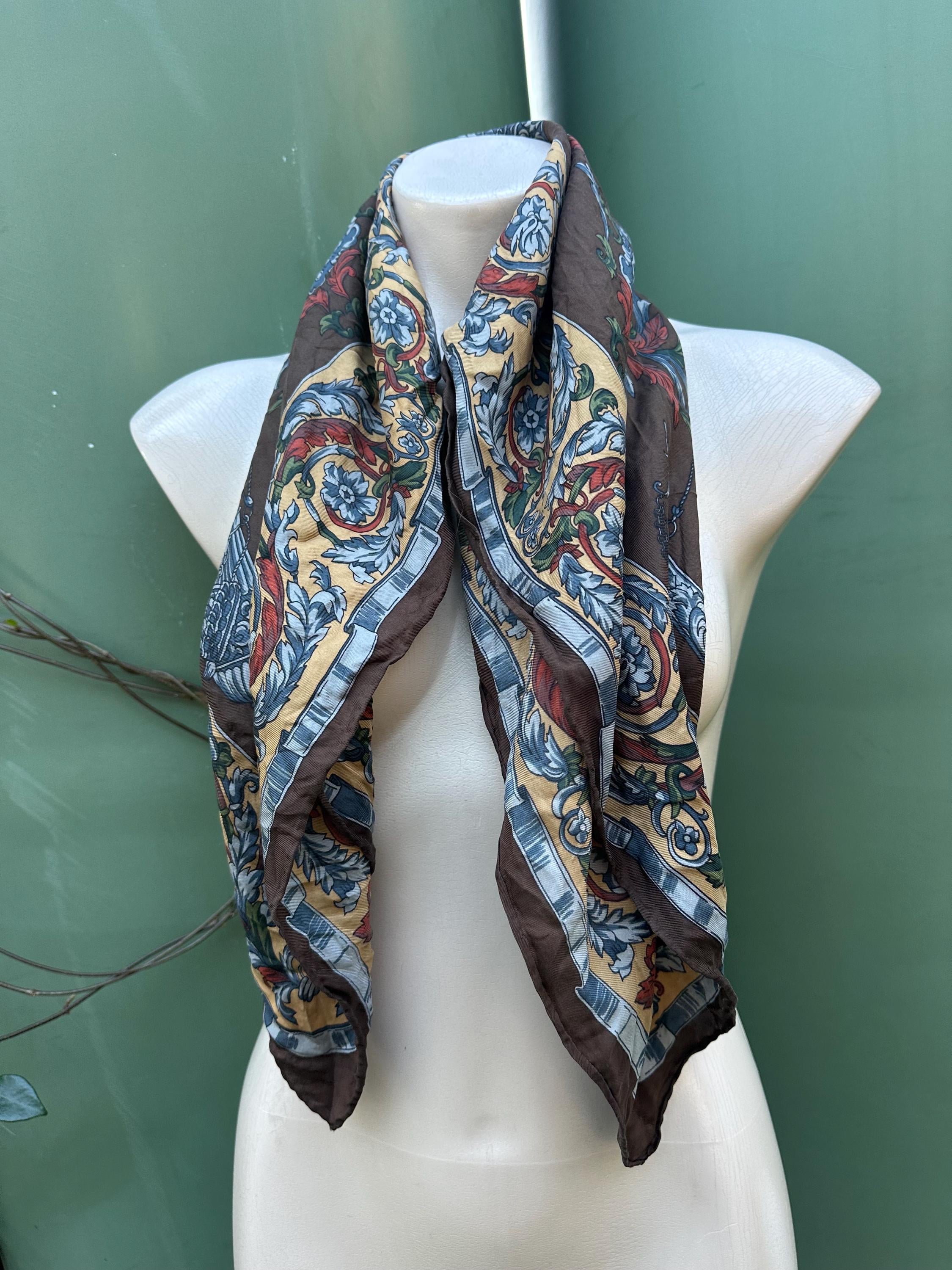 Hotelkalingaashok Loredano Silk Scarf Loredano Vintage Silk Scarf