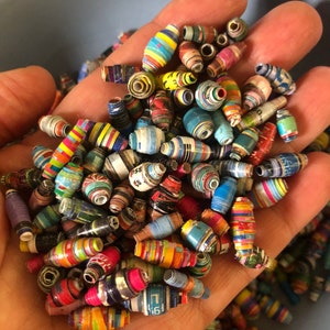 Handmade paper beads , by weight image 4