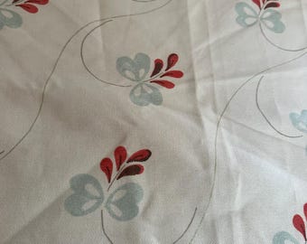 Nina Campbell fabric Made in England 'Nina Rosa' Broadway collection RARE remnant