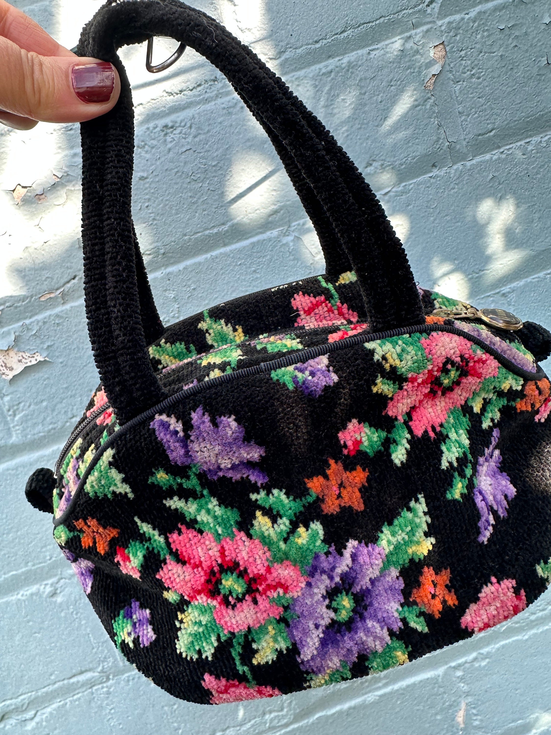 Feiler Germany Vintage Small Hand Woven Tapestry Look Bag - Etsy
