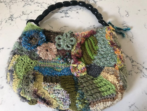 Eclectic Artisan hand created multicoloured Knitt… - image 10
