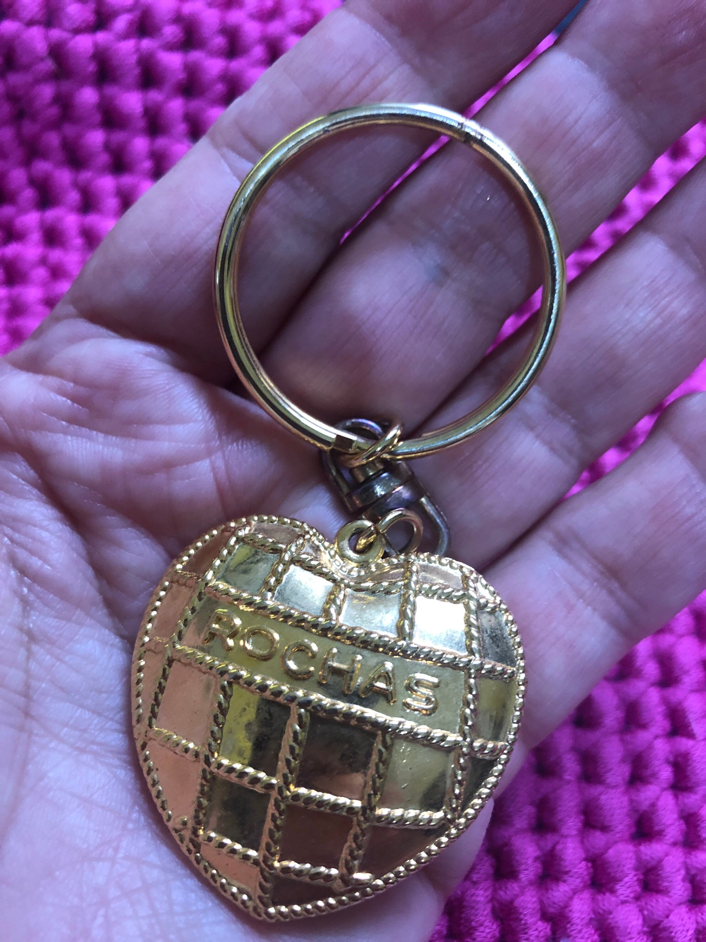 CHANEL PRE -OWNED CC logo Gold vintage Keychain . $375.00 - PicClick