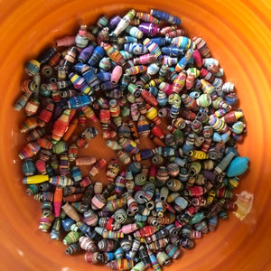 Handmade paper beads , by weight image 2