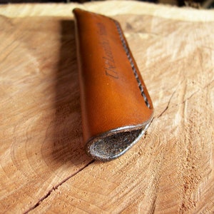 Custodia/custodia per penna in pelle personalizzata