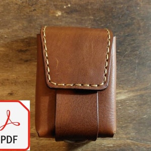 PDF Digital Download Bo-Katan Inspired Leather Belt Pouch Pattern 2 sizes