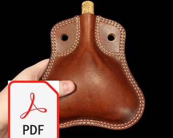 PDF Leather Waterskin/Costrel/Bottle/Canteen Pattern Download