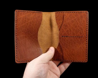 Buffalo Leather Passport Wallet