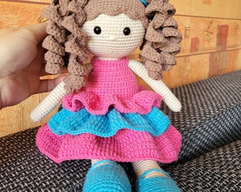 Amigurumi Doll, Amigurumi Crochet Doll, Crochet Doll, Crochet Toy, Crochet Gift, Handmade Crochet Doll