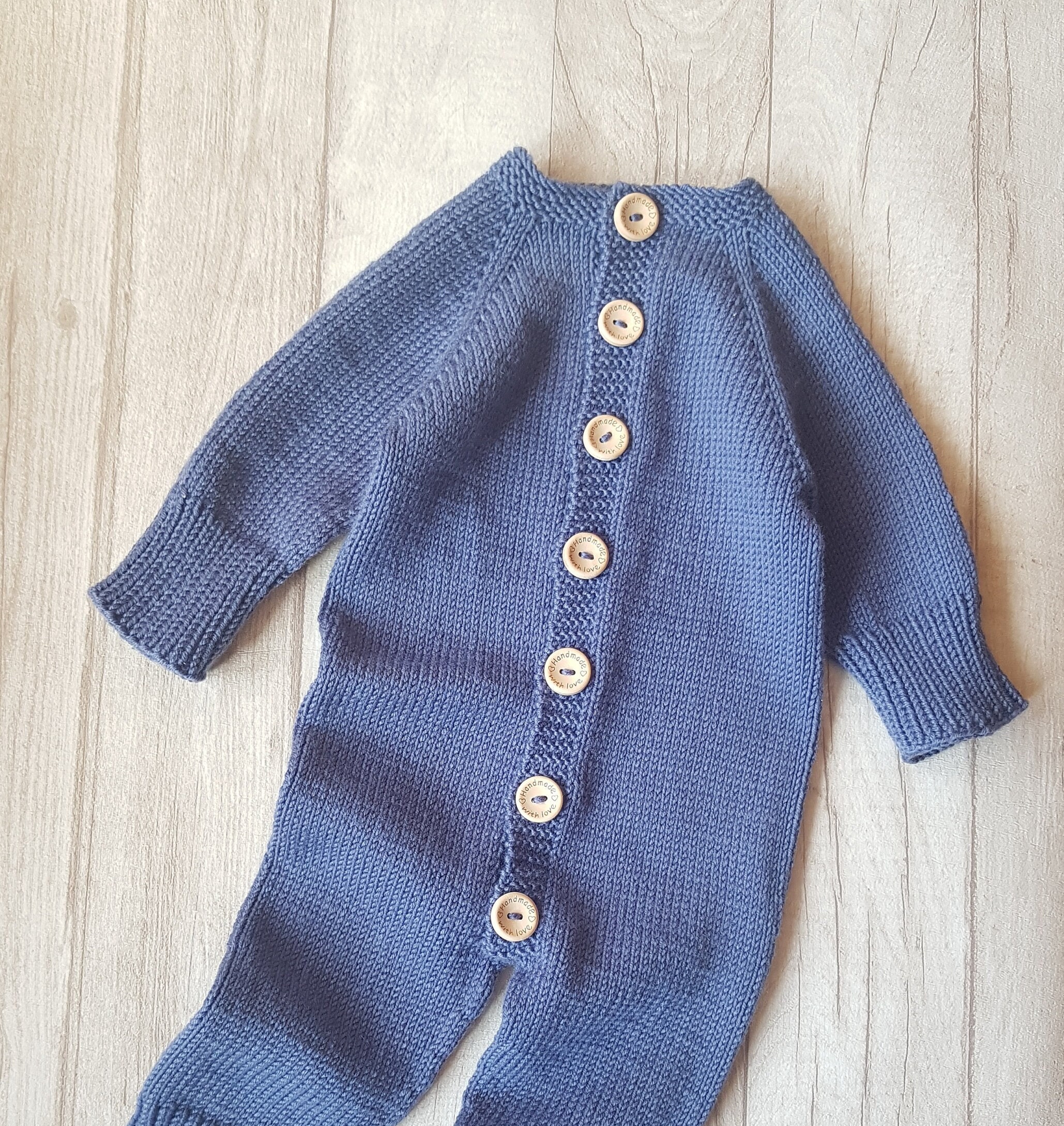 Baby Overalls Knit Knit Baby Romper Hand Knit Baby Overalls Etsy