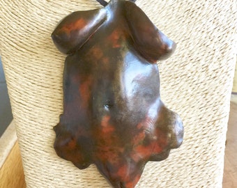 Mother Earth Pendant/Sculpture cast in Bronze