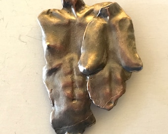 Torsos, A Pendant cast in Shibuichi