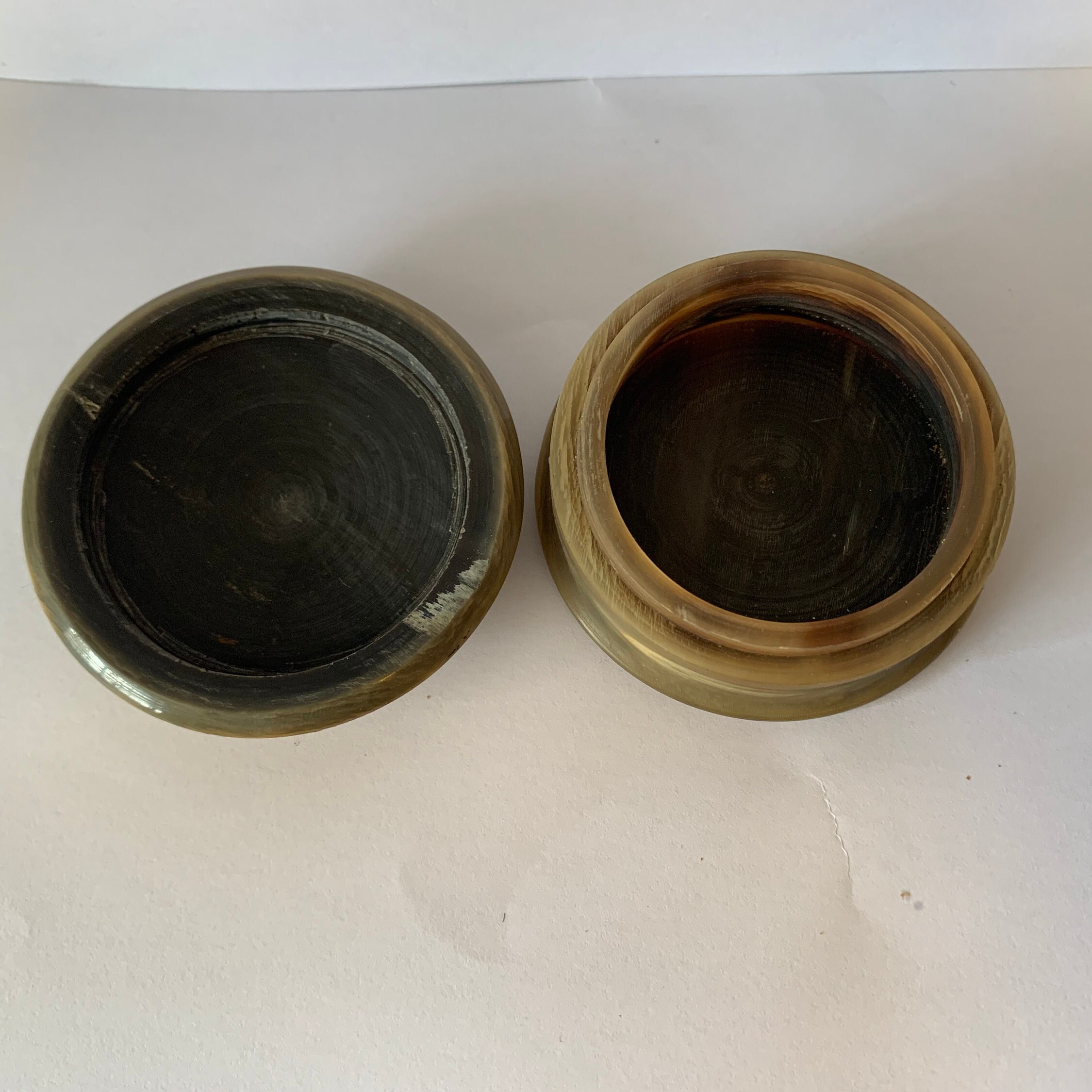 Antique Eastern Horn Inlay Snuff Box - Etsy