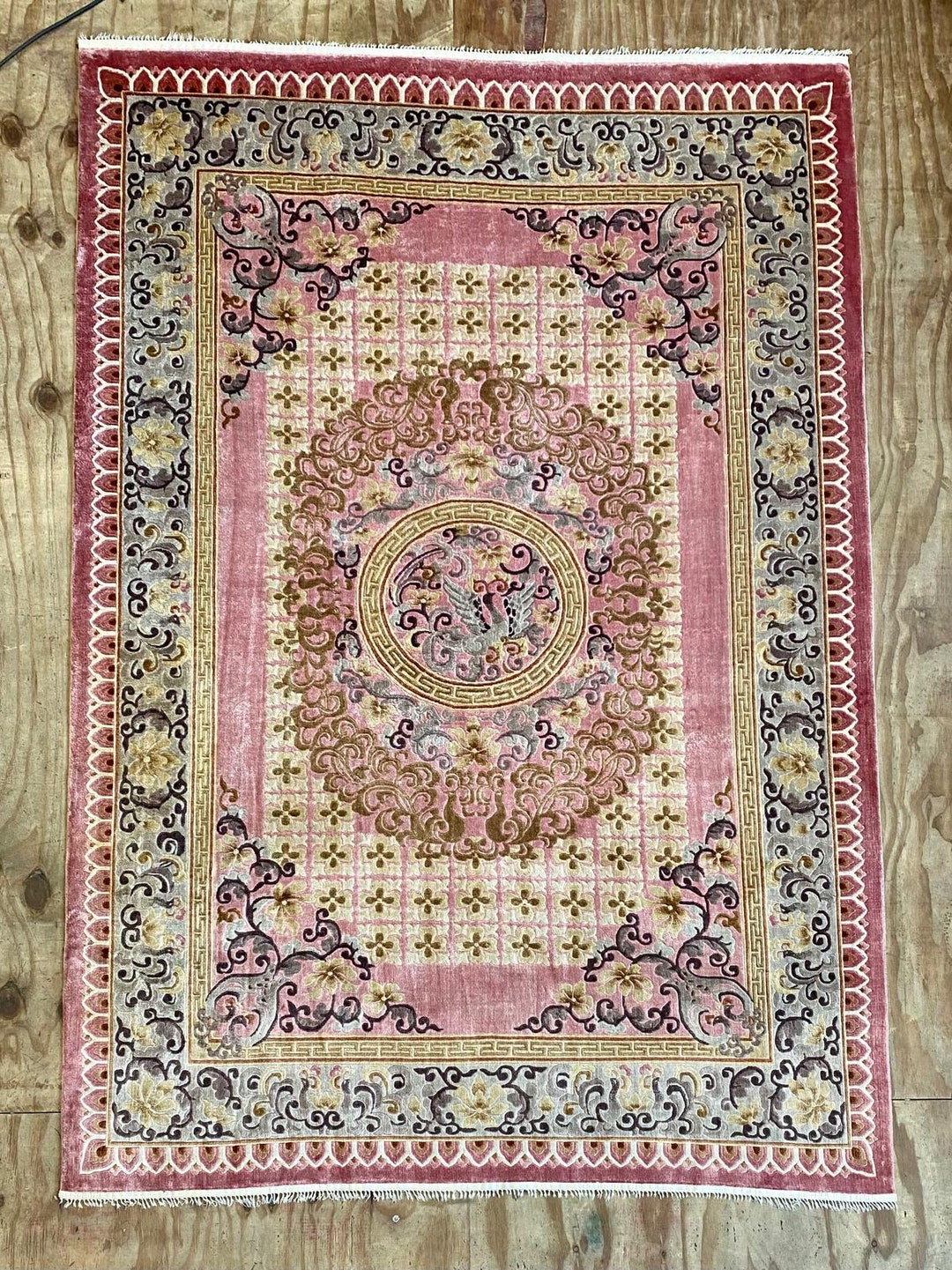 Chinese Hand Rags Vintage Chinese Silk Hand Woven Rug - Etsy