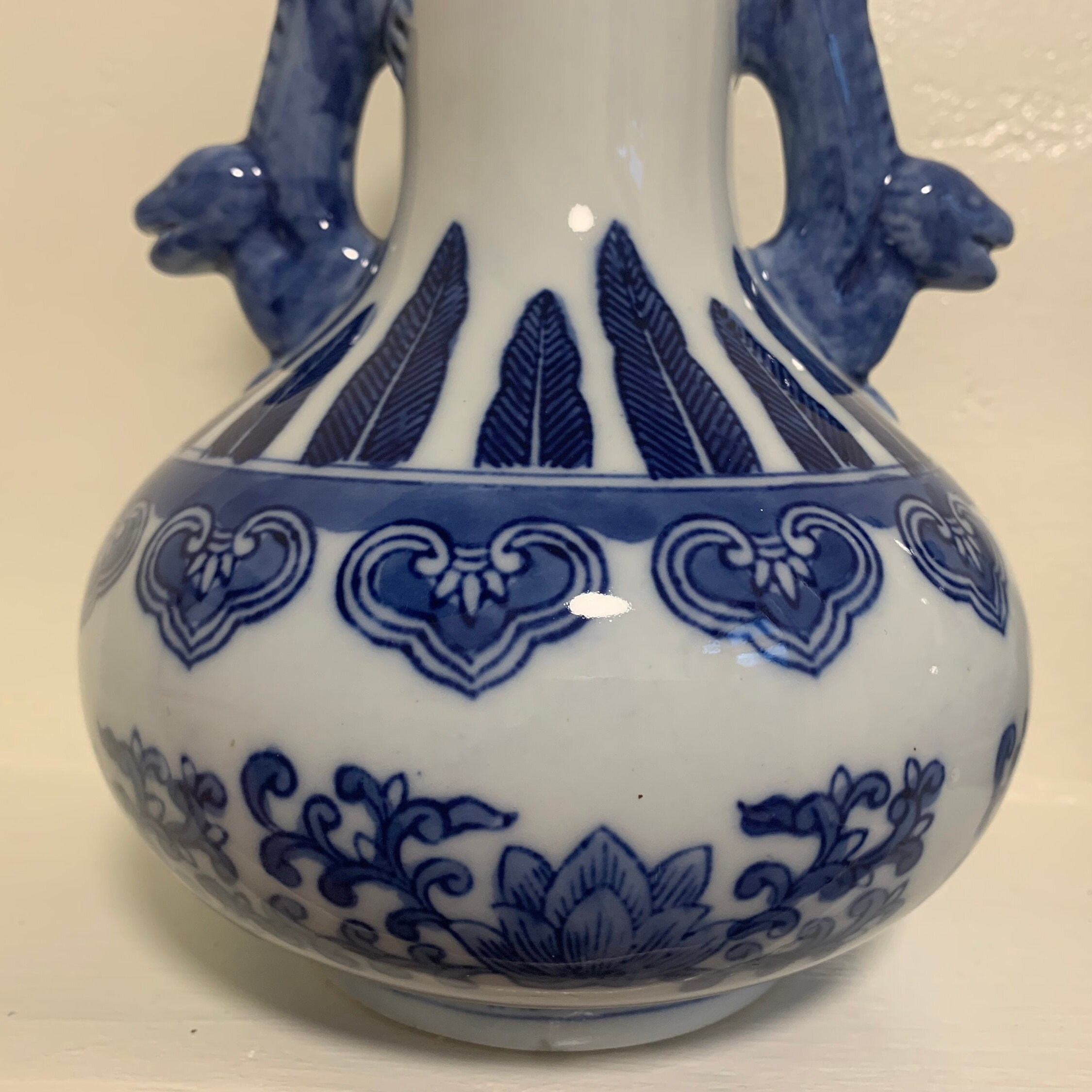 ヴィンテージ中国磁器ドラゴン花瓶ペア x2 - Etsy 日本