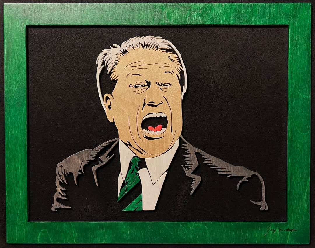 Tom Izzo Portrait izzo by Jay Roberts Featuring MSU Basketball Coach