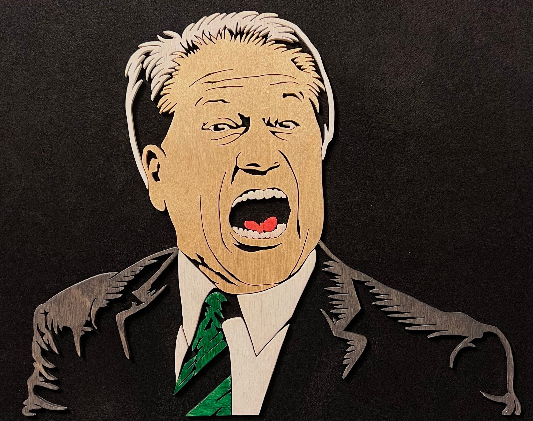 Tom Izzo Portrait izzo by Jay Roberts Featuring MSU Basketball Coach