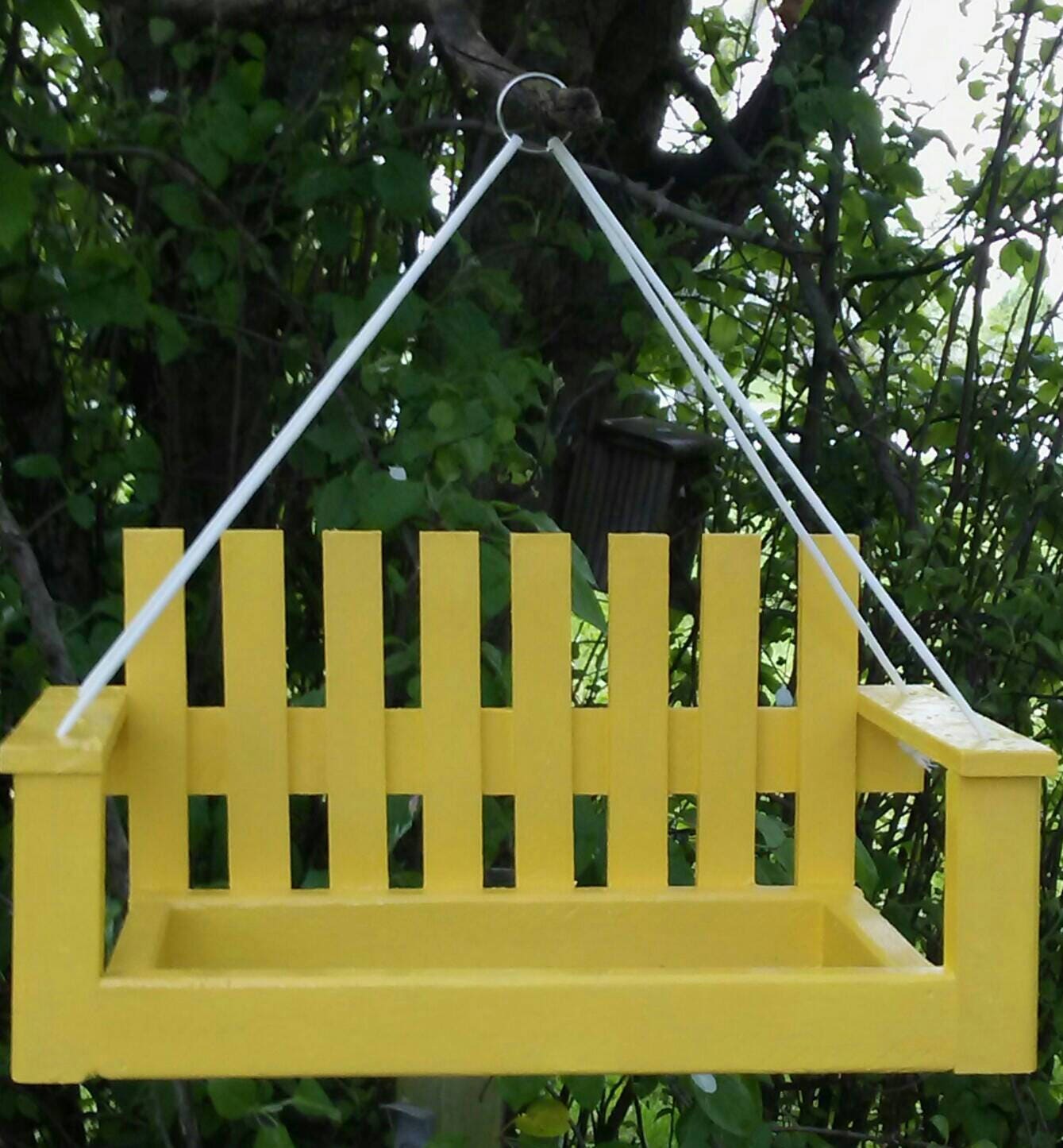 Sunshine Yellow Bird Feeder Hanging Bird Feeder Colorful Etsy