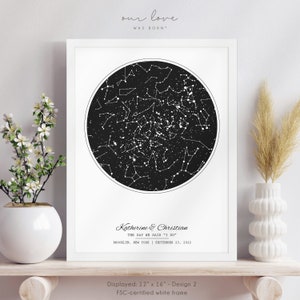 Idées cadeaux de mariée personnalisées, mariage sur carte des étoiles, cadeau du marié le jour du mariage, cadeau pour la mariée du marié, cadeau à la mariée, future mariée