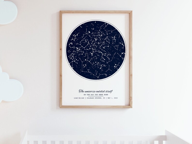 New Baby Gift Personalized First Mothers Day Gift for New image 1