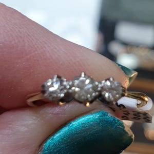 1/3 Carat Diamonds 18ct Gold Platinum Ring