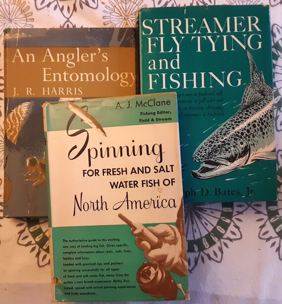 3 Fishing Books Spinning For Fresh And Salt Water Fish Etsy 3 Fishing Books Spinning For Fresh And Salt Water Fish Etsy